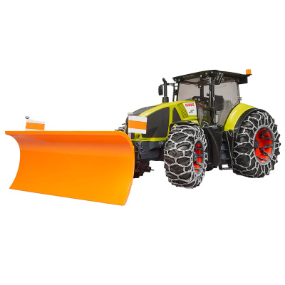 Трактор Claas Axion 950 с снегоуборочным ковшом Bruder 03-018 1